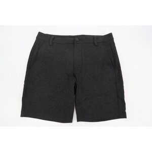 Kit & Ace Shorts Mens 30 Charcoal Black Performance Knit Viscose Polyamide